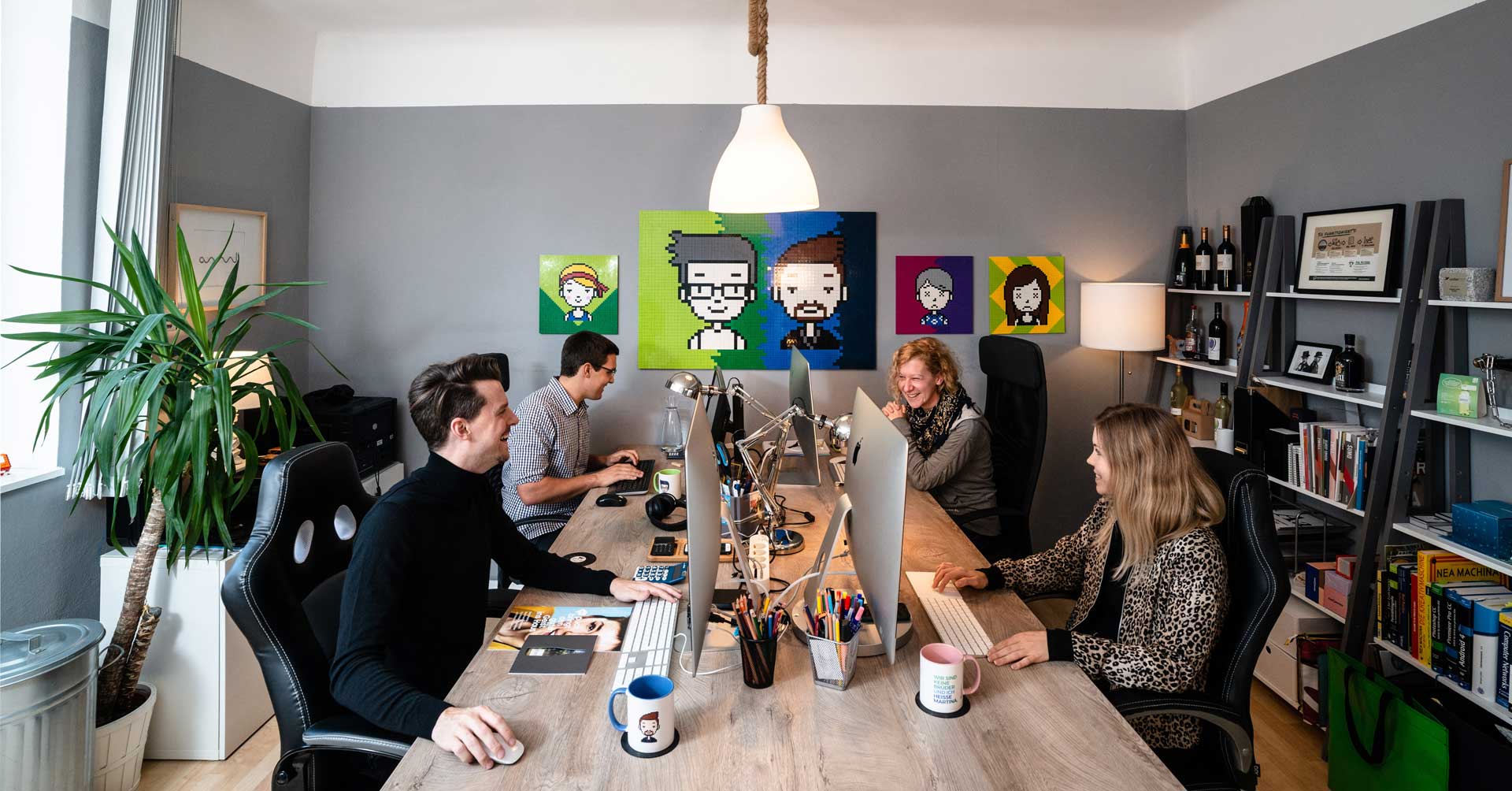 Gebrüder Pixel bei der Arbeit