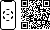 QR Code Mann mit Smartphone