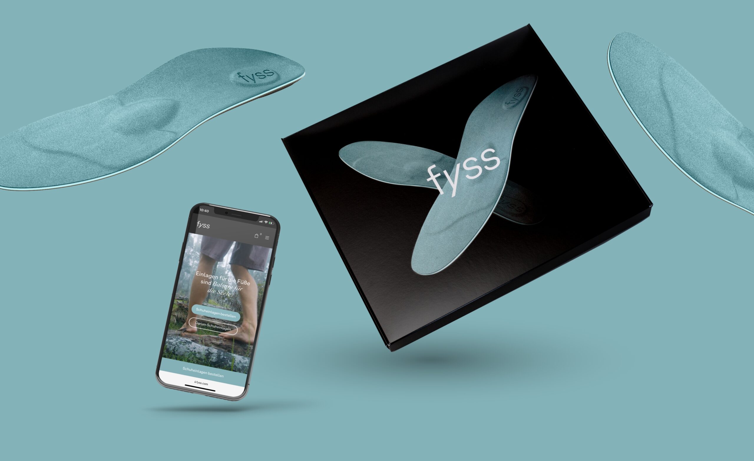 fyss Einlageset mit Schachtel und iPhone App