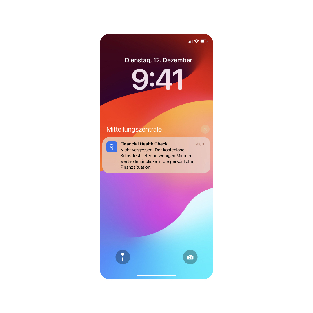 Homescreen eines iPhones