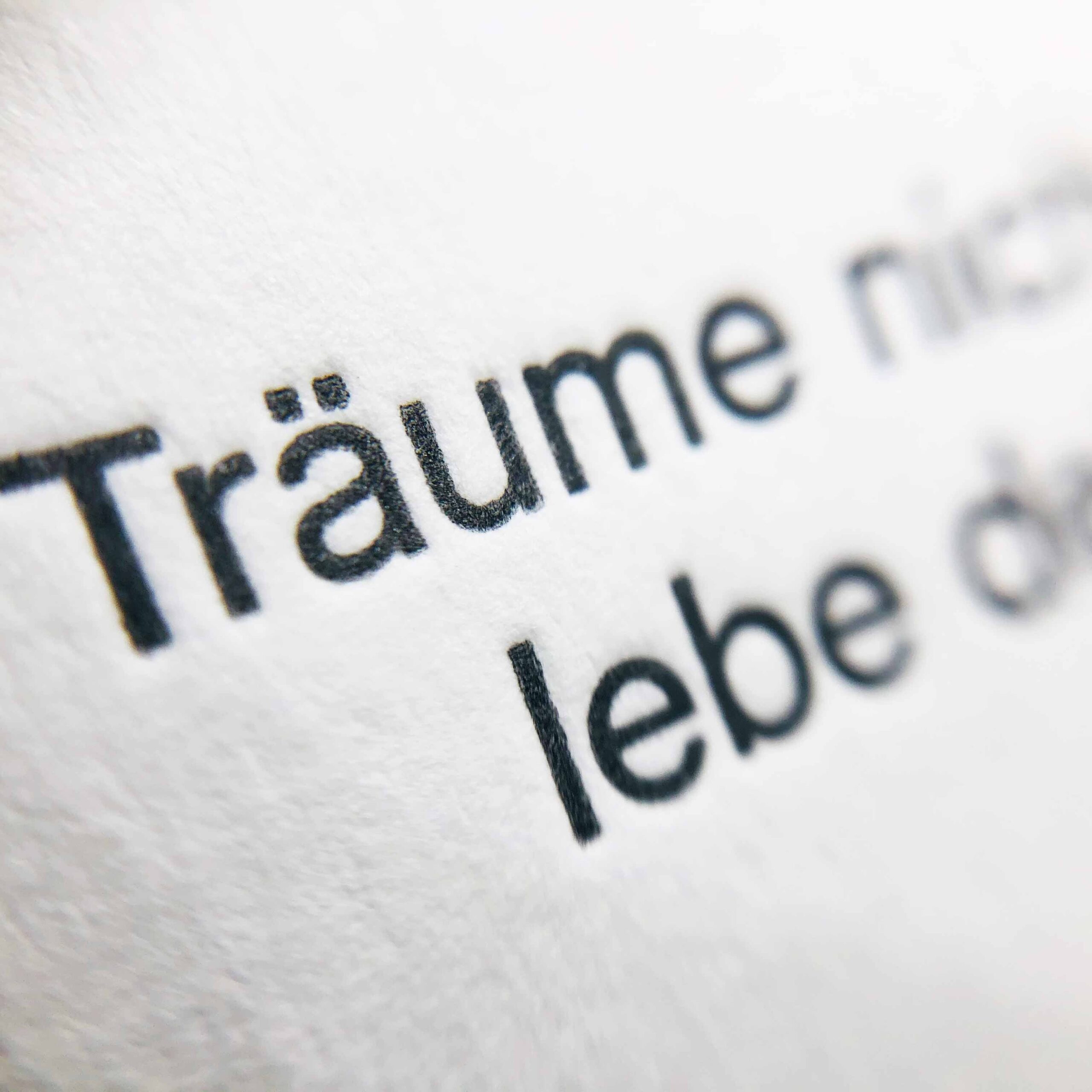 Grußkarte mit Letterpress