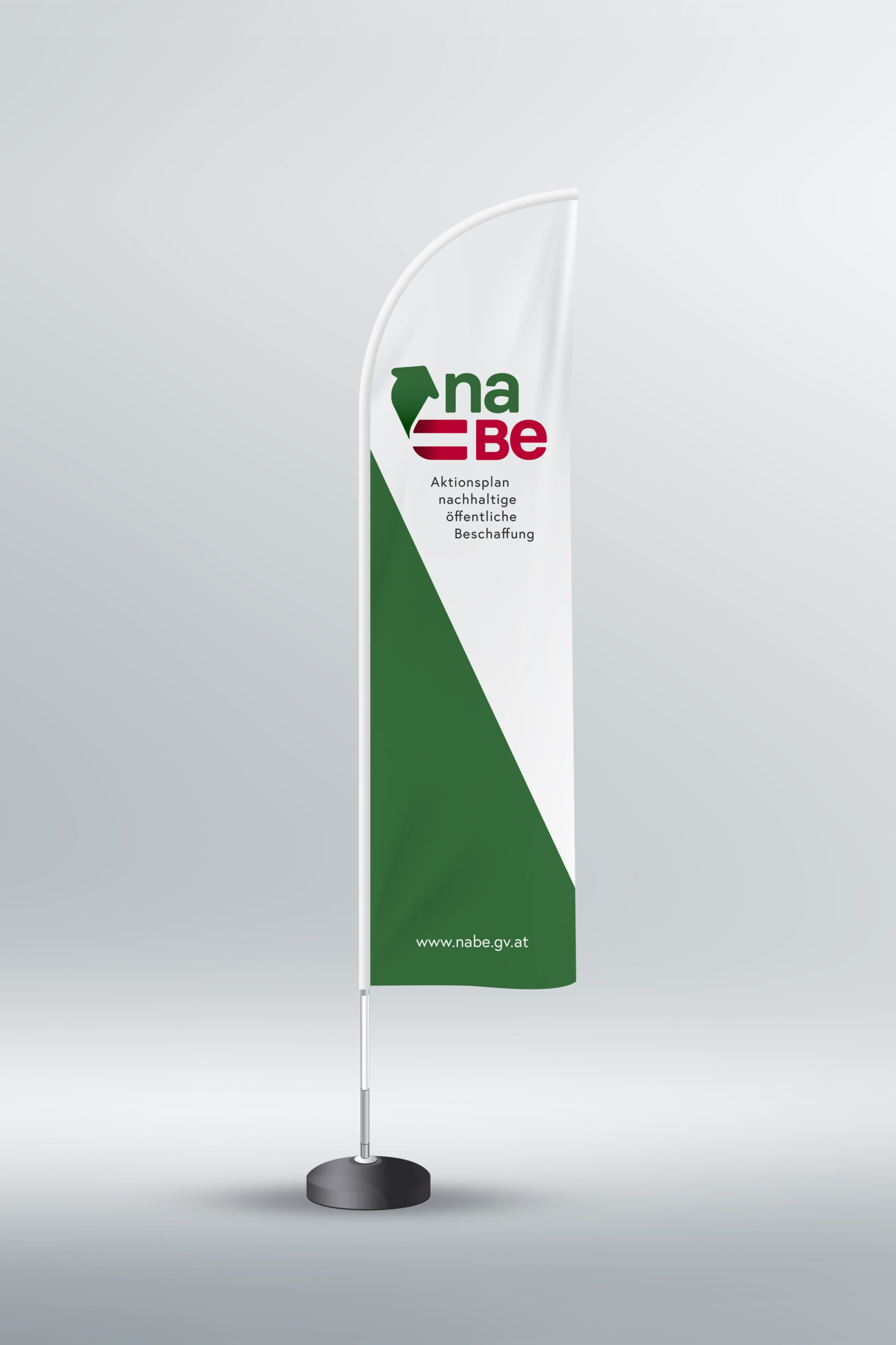 MockUp einer Beachflag für die naBe